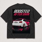 Boosted After Dark black shirt back view