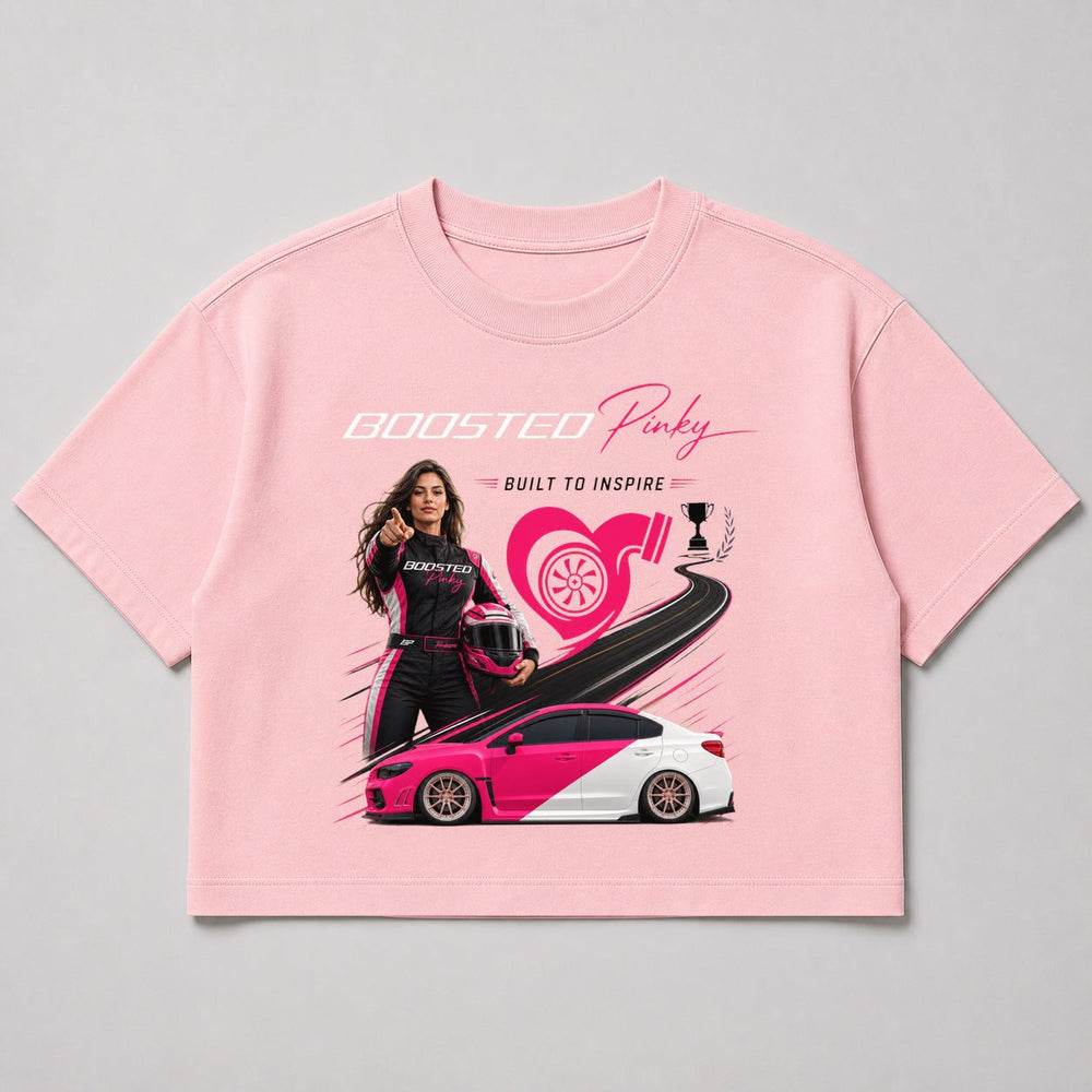 Built to Inspire Racer Soft Pink front view