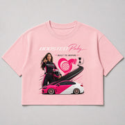 Built to Inspire Racer Soft Pink front view