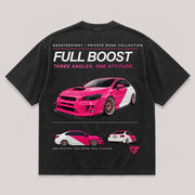 Full Boost black shirt back view