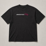 Little Boost, Big Dreams black shirt front view