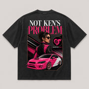 Not Ken's Problem black shirt back view