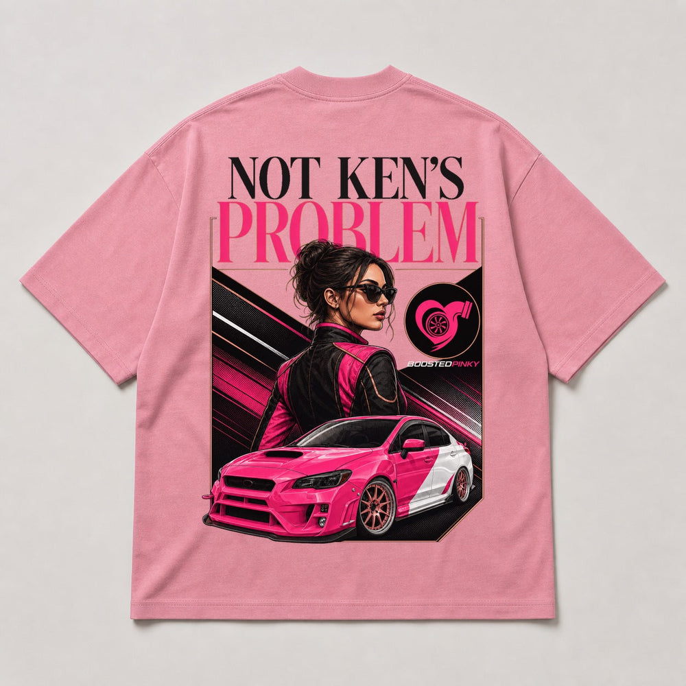 Not Ken's Problem pink shirt back view