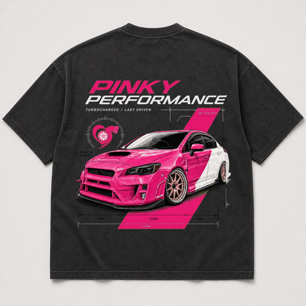 Pinky Performance black shirt back view
