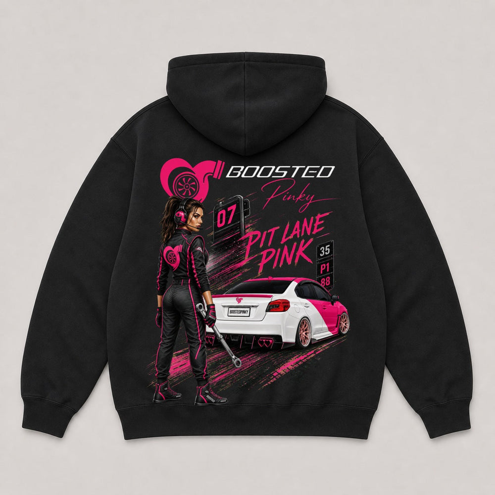 Pit Lane Pink Black back view