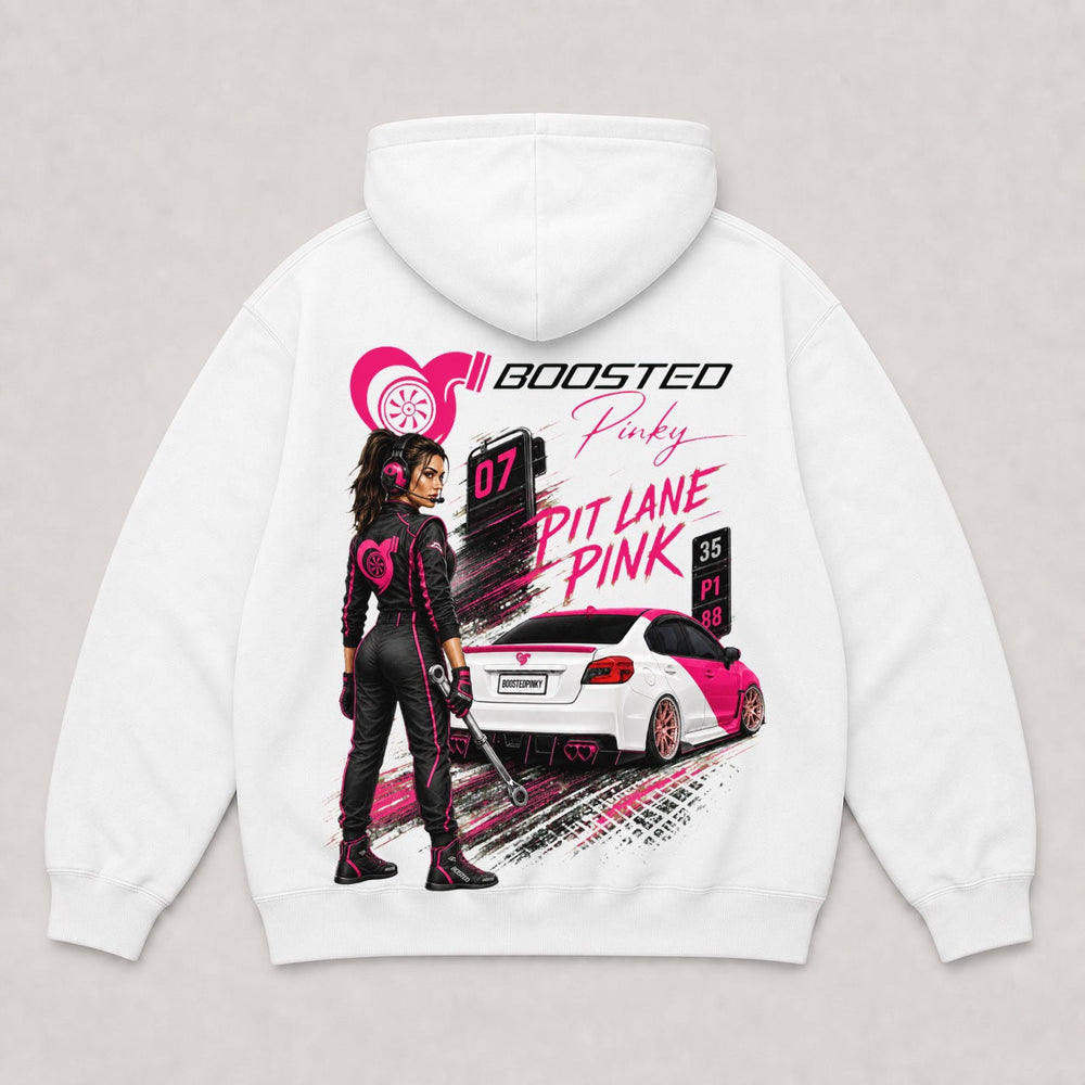 Pit Lane Pink White back view