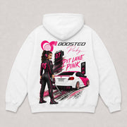 Pit Lane Pink White back view