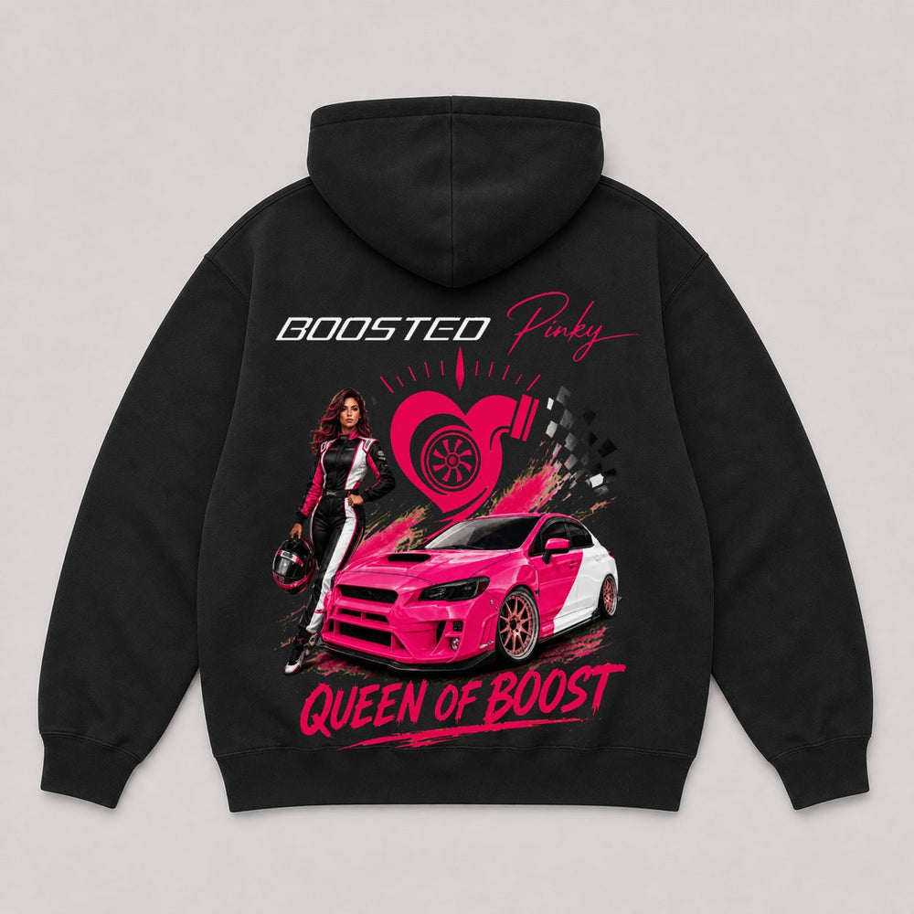 Queen of Boost Black back view