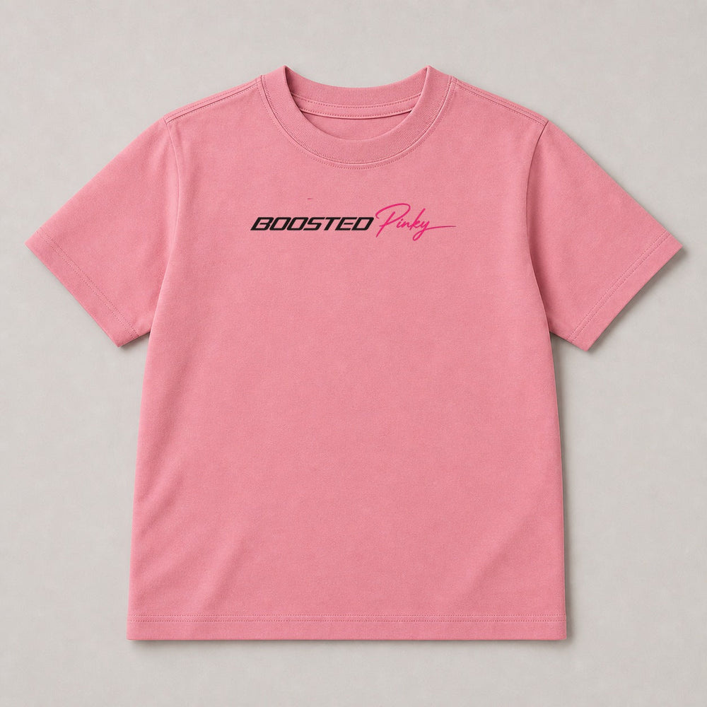 Turbo Heart Club pink shirt front view