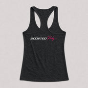 Will Run Racerback Tank Black back view